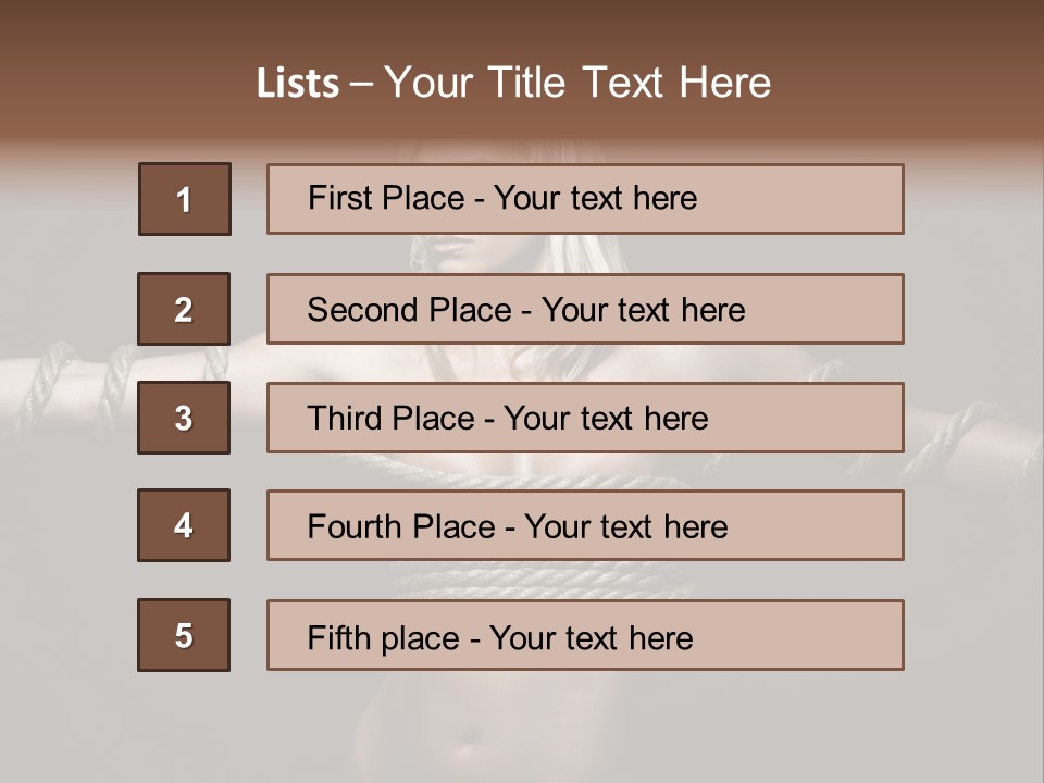 Beautiful Convict Stuck PowerPoint Template