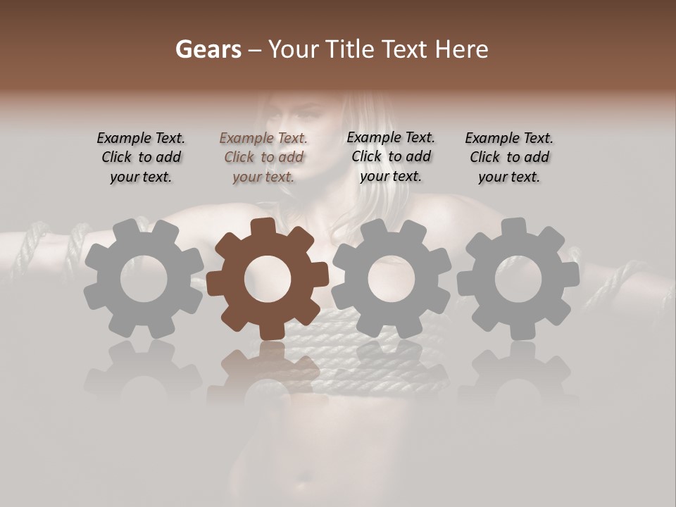 Beautiful Convict Stuck PowerPoint Template