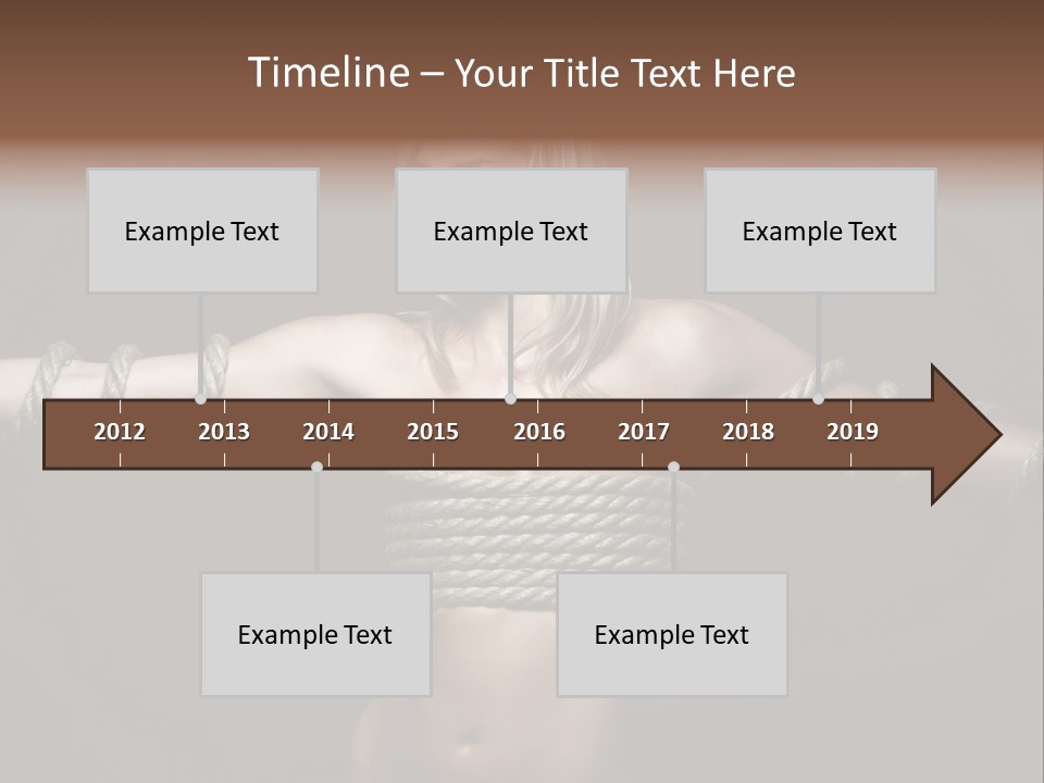 Beautiful Convict Stuck PowerPoint Template