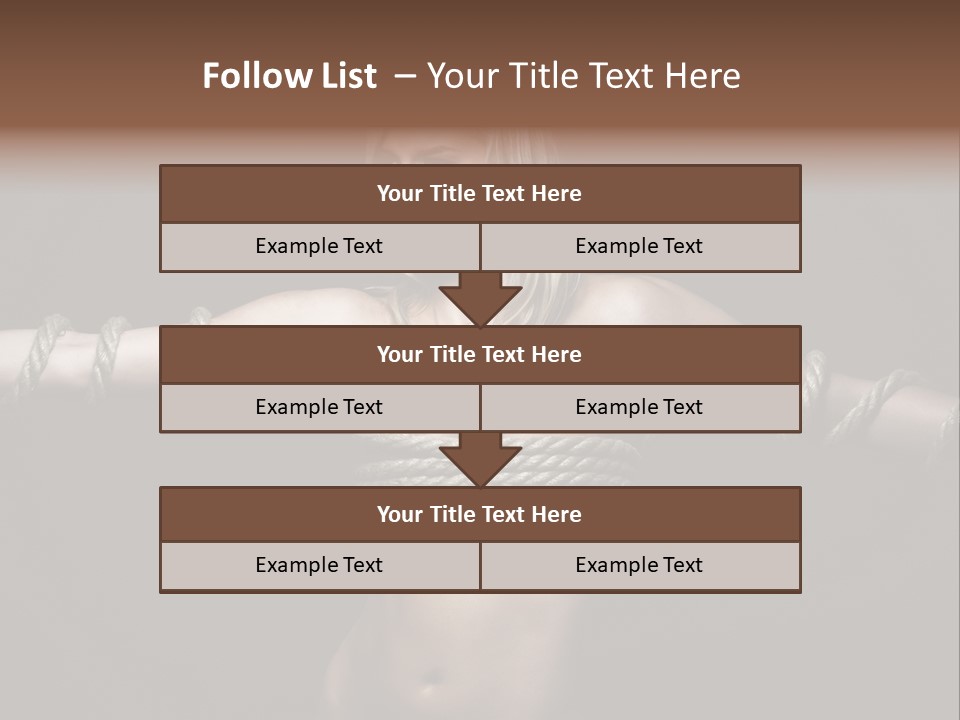 Beautiful Convict Stuck PowerPoint Template