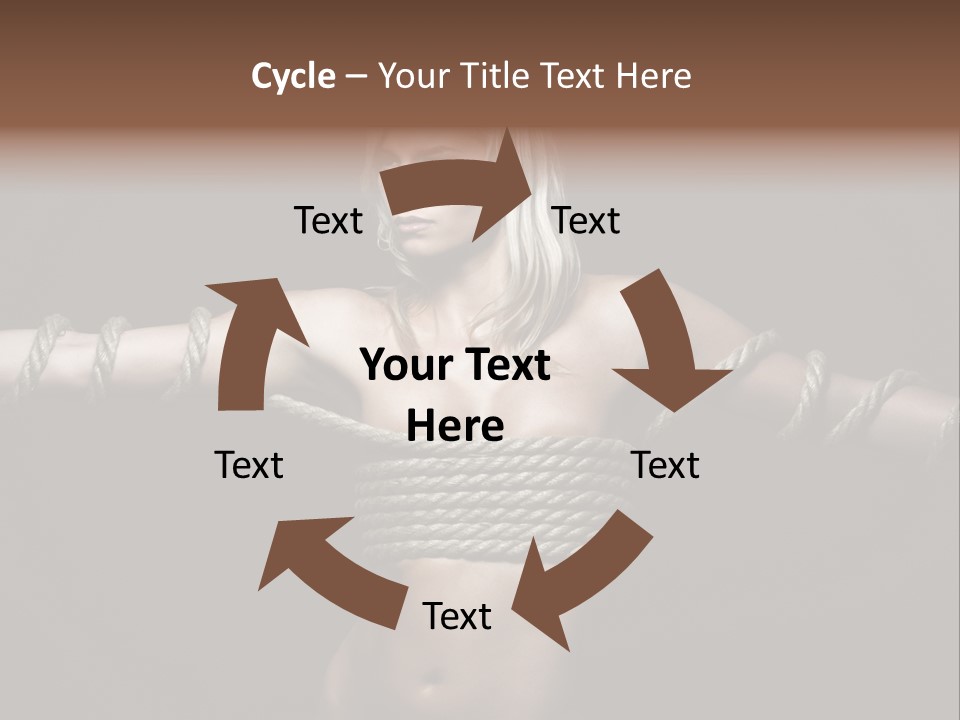 Beautiful Convict Stuck PowerPoint Template