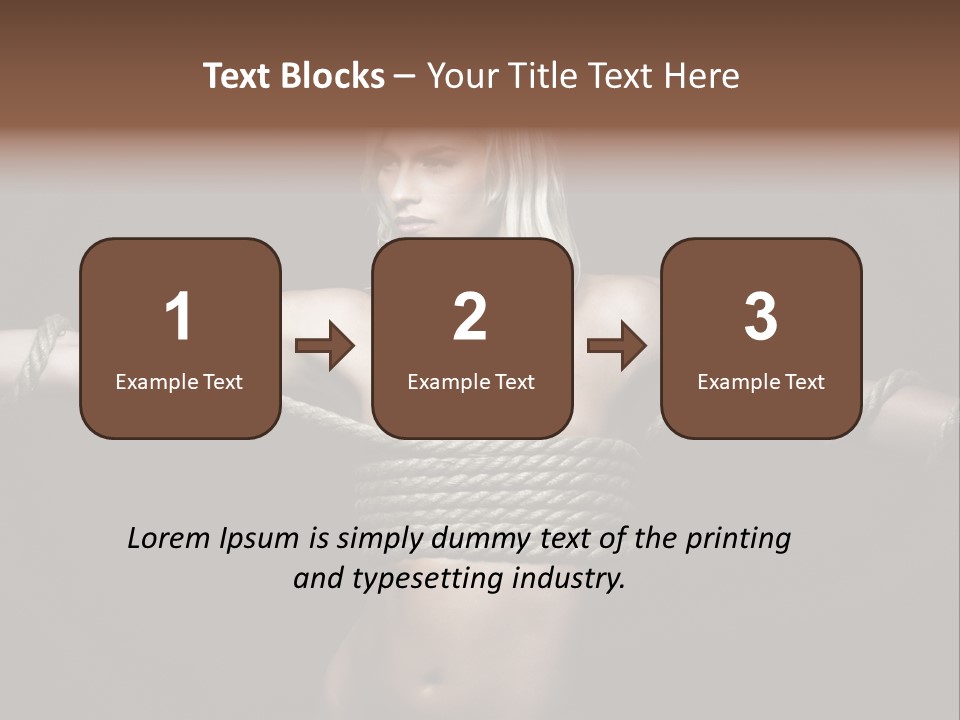 Beautiful Convict Stuck PowerPoint Template