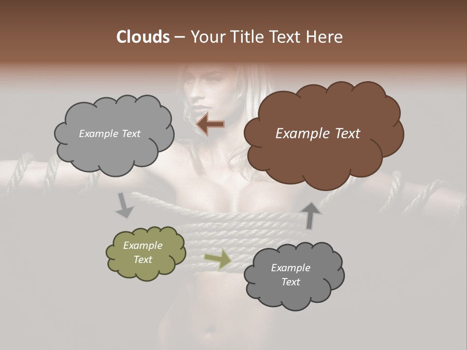 Beautiful Convict Stuck PowerPoint Template