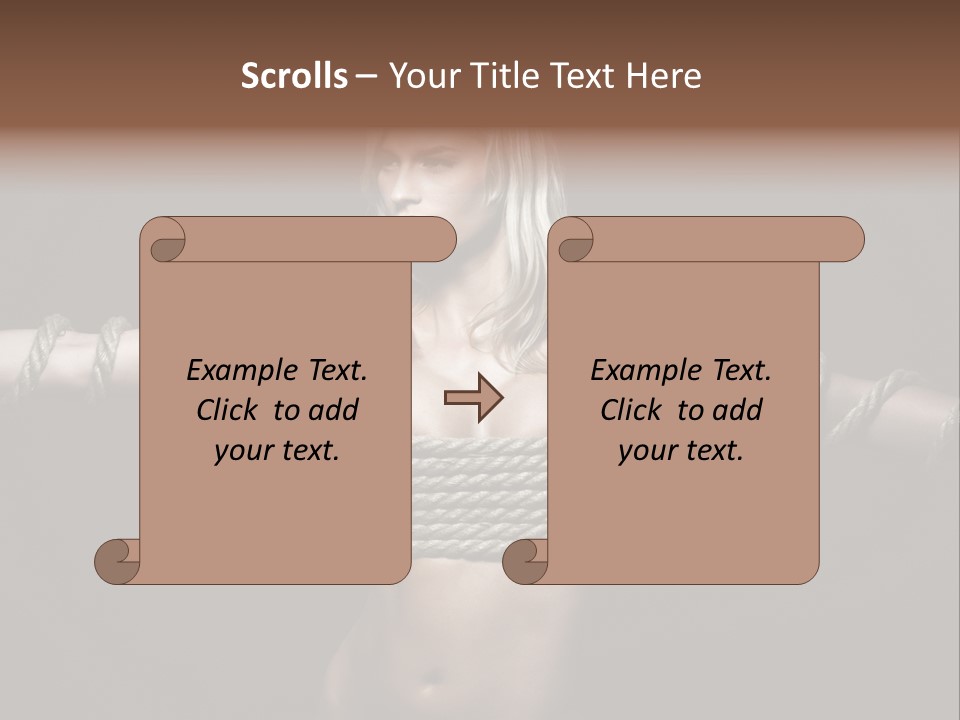 Beautiful Convict Stuck PowerPoint Template