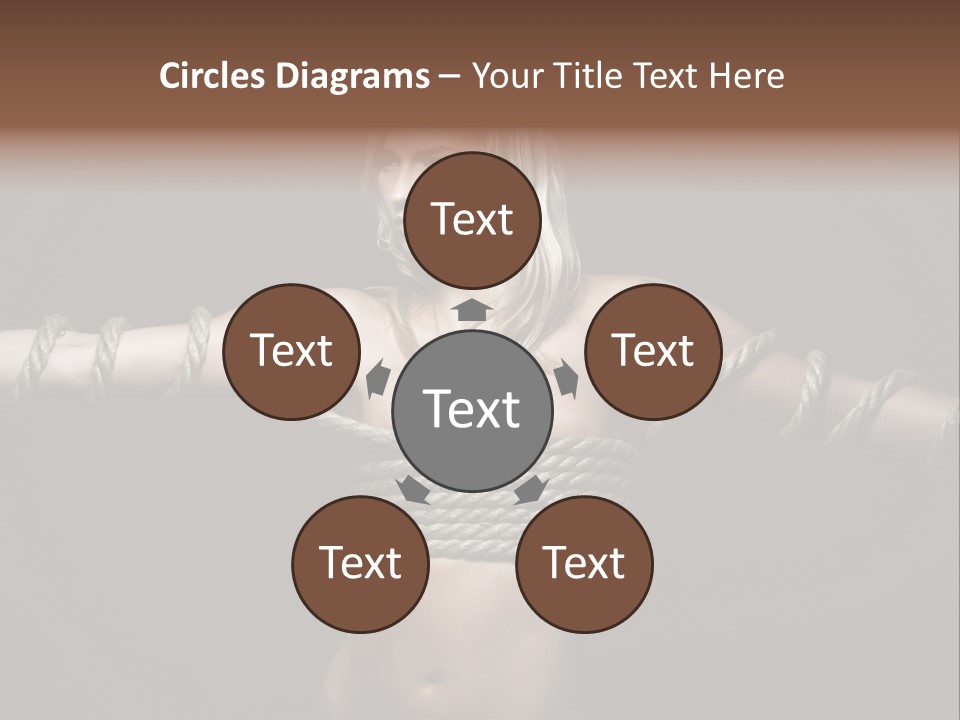 Beautiful Convict Stuck PowerPoint Template