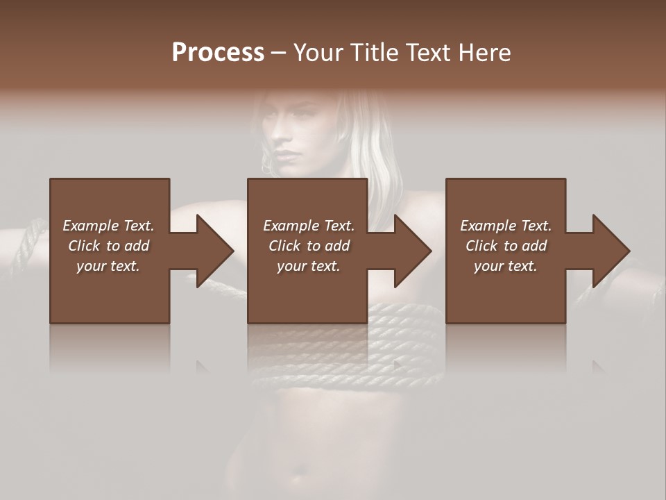 Beautiful Convict Stuck PowerPoint Template