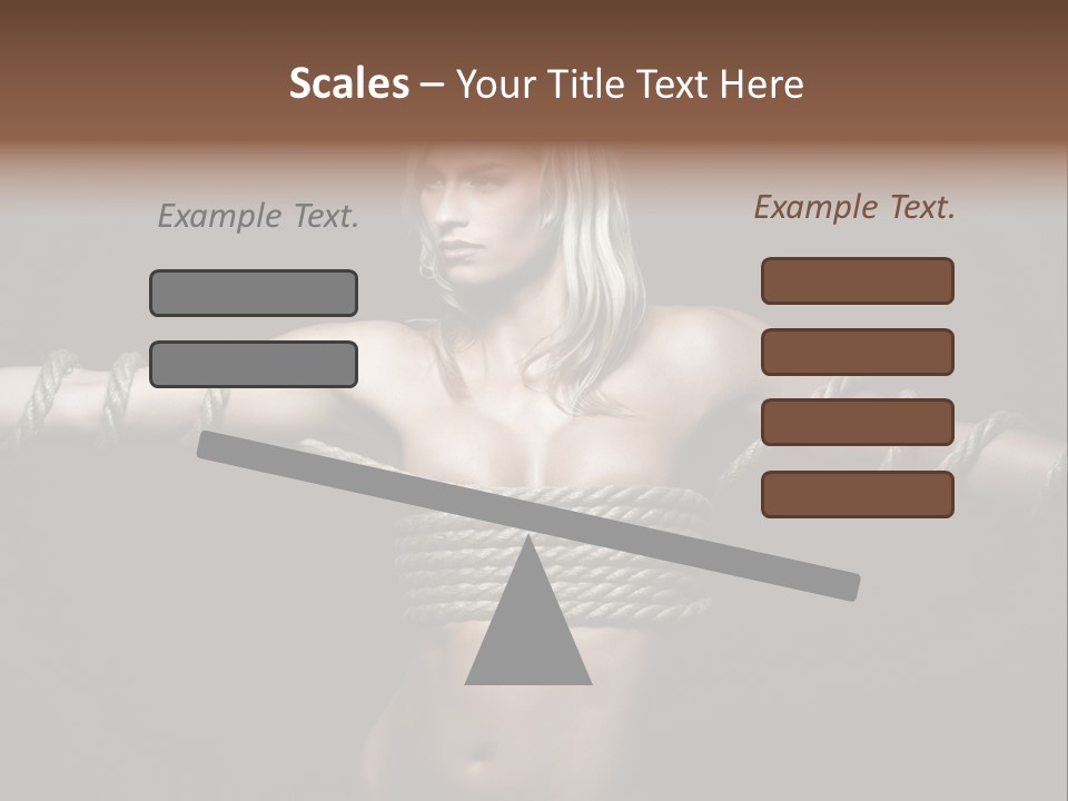 Beautiful Convict Stuck PowerPoint Template