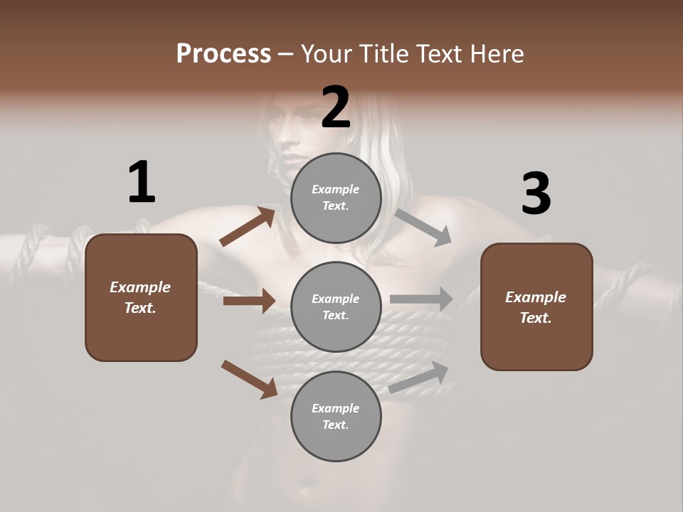 Beautiful Convict Stuck PowerPoint Template