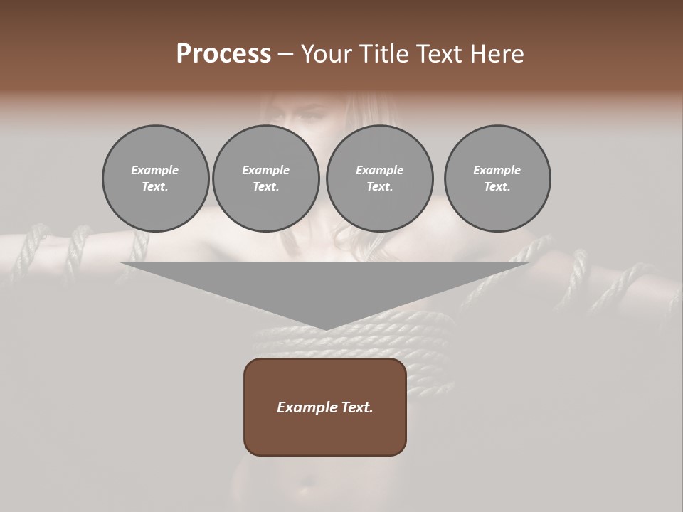 Beautiful Convict Stuck PowerPoint Template