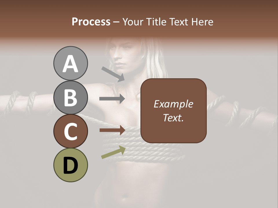 Beautiful Convict Stuck PowerPoint Template