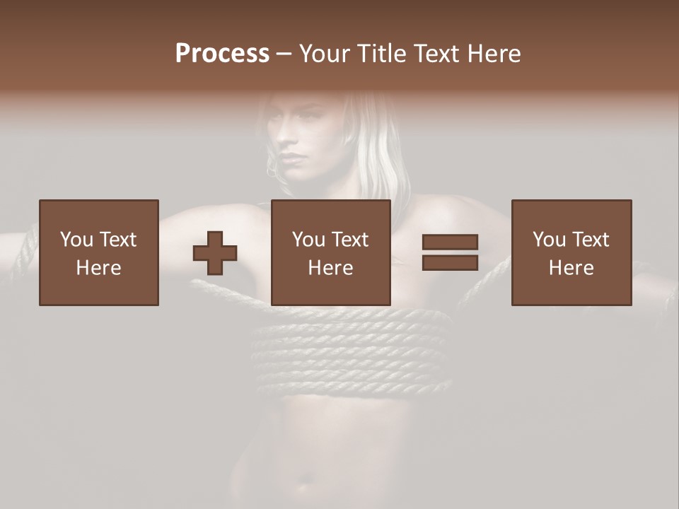 Beautiful Convict Stuck PowerPoint Template