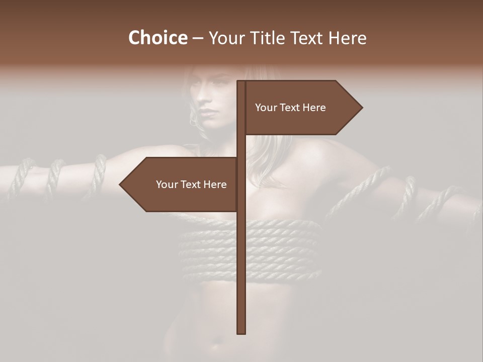 Beautiful Convict Stuck PowerPoint Template