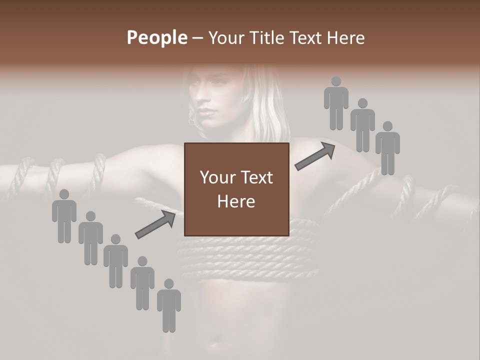 Beautiful Convict Stuck PowerPoint Template