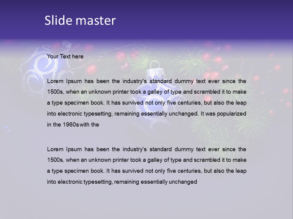 Tradition Year Decorative PowerPoint Template