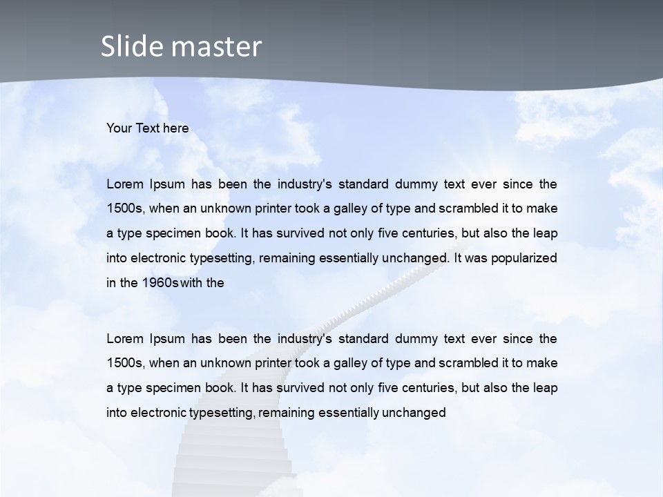 Chalet Campagne Institut PowerPoint Template