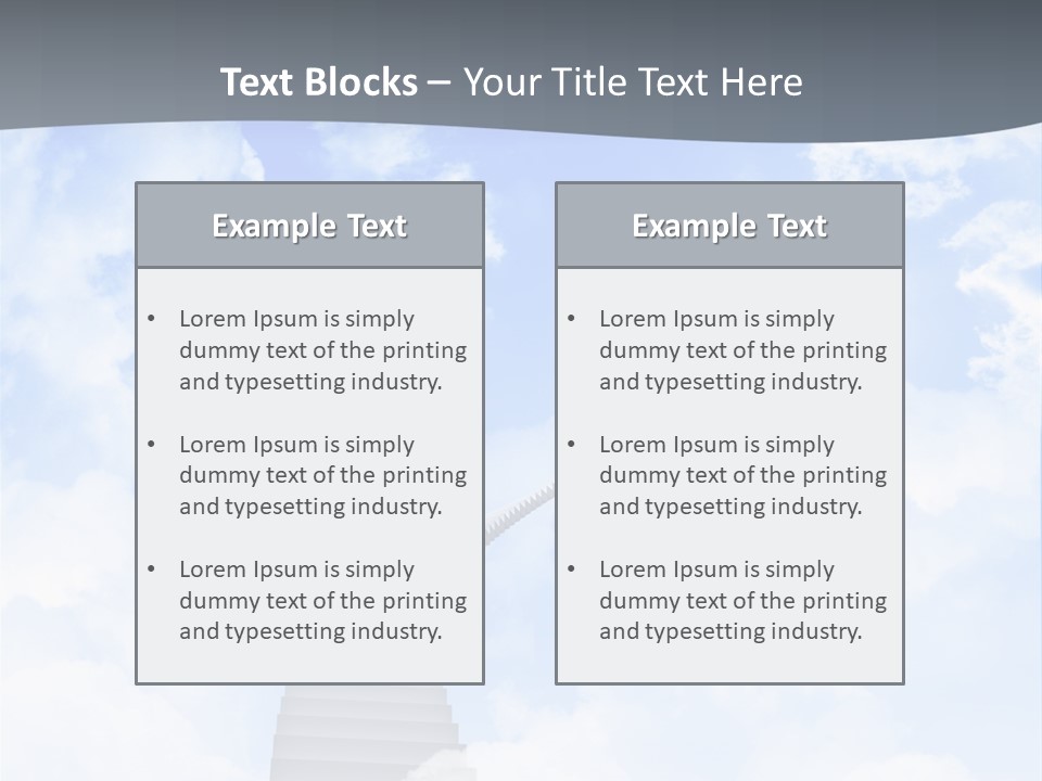 Chalet Campagne Institut PowerPoint Template