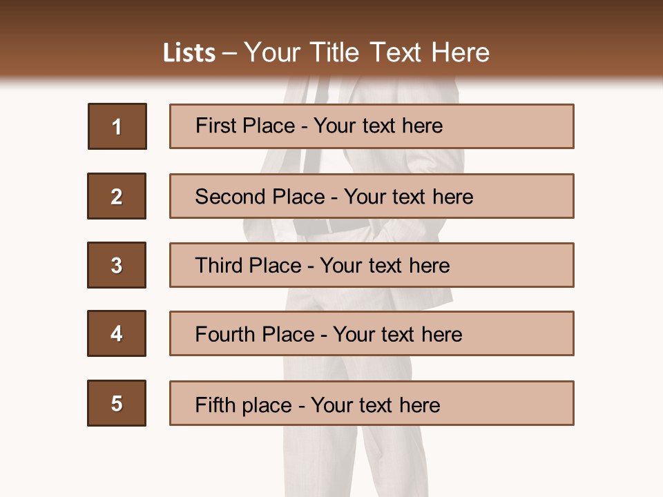 Pavillon Business Baraque PowerPoint Template
