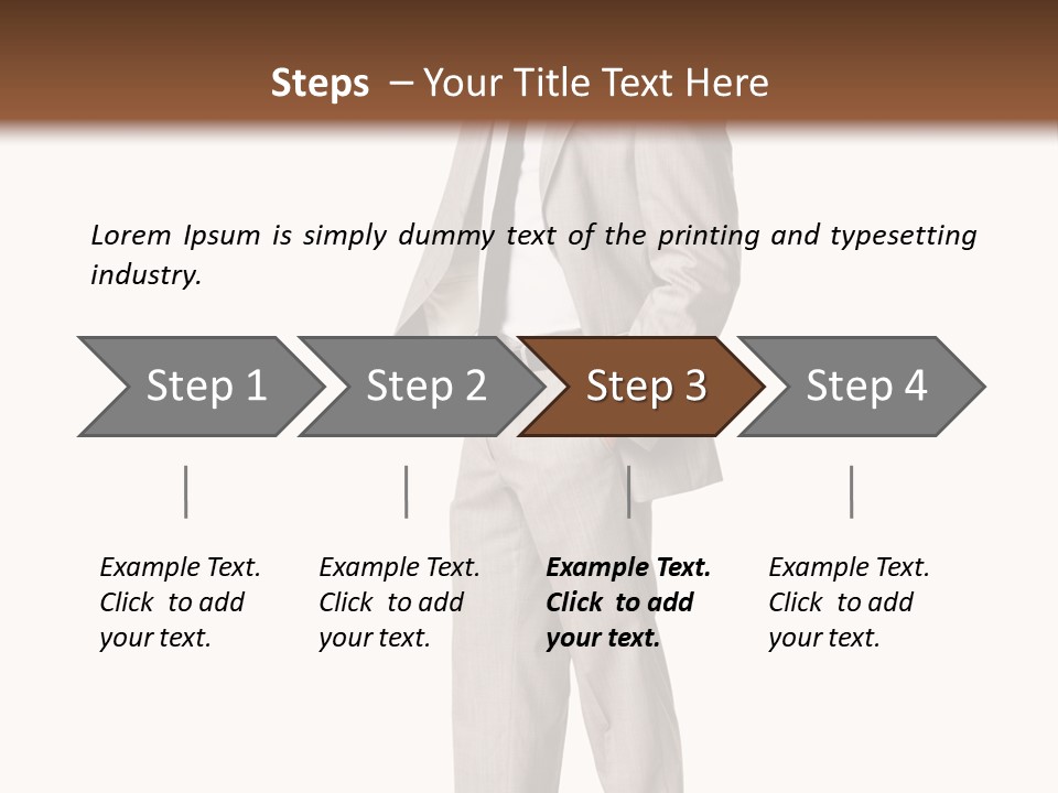Pavillon Business Baraque PowerPoint Template