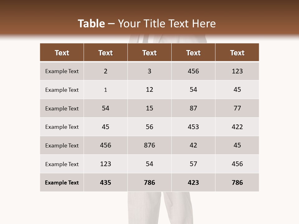 Pavillon Business Baraque PowerPoint Template