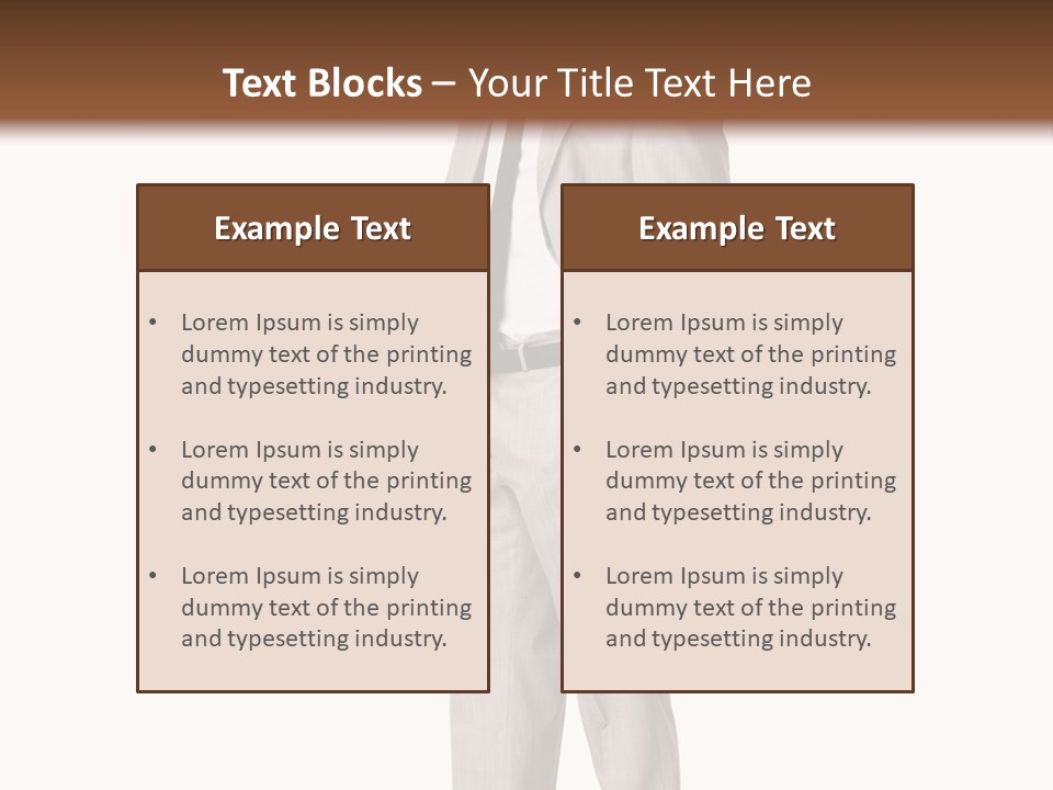 Pavillon Business Baraque PowerPoint Template