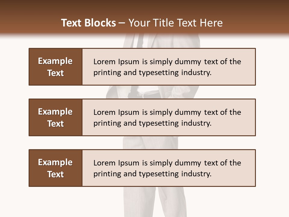 Pavillon Business Baraque PowerPoint Template