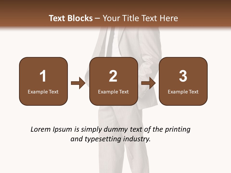Pavillon Business Baraque PowerPoint Template