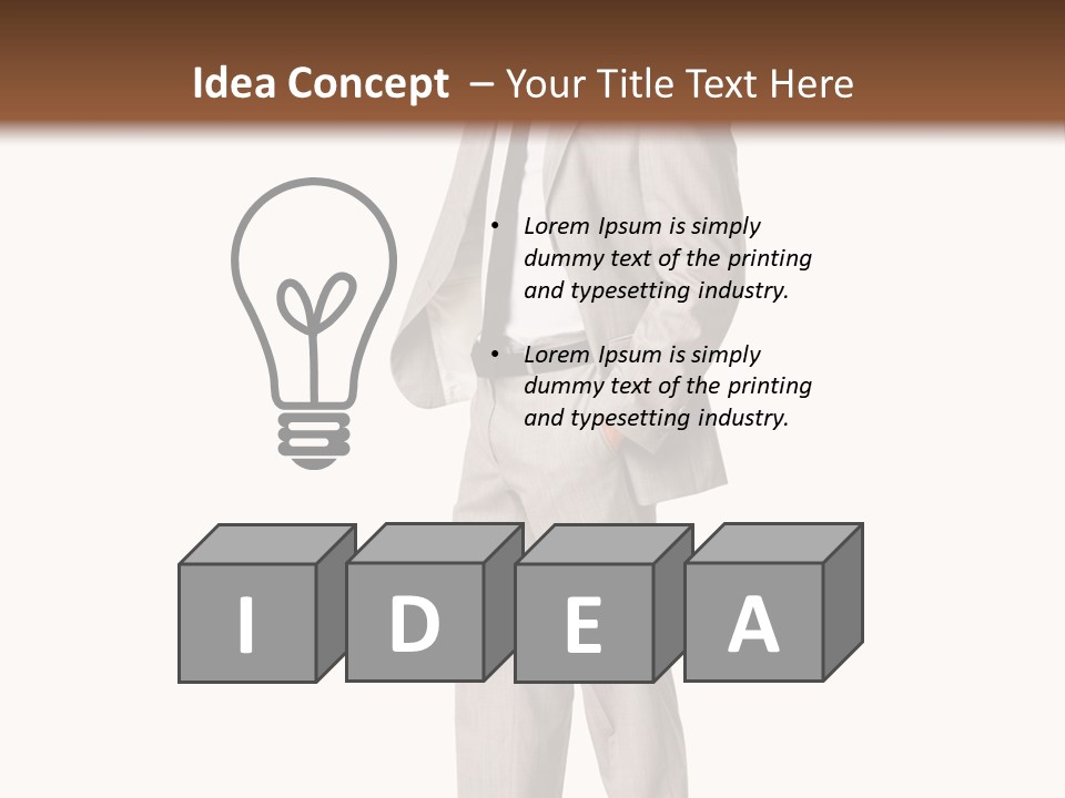 Pavillon Business Baraque PowerPoint Template