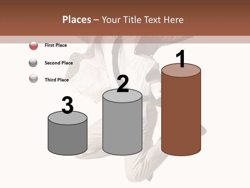 Pavillon Commerce Architectonique PowerPoint Template