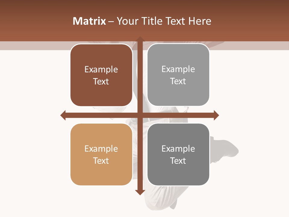 Pavillon Commerce Architectonique PowerPoint Template
