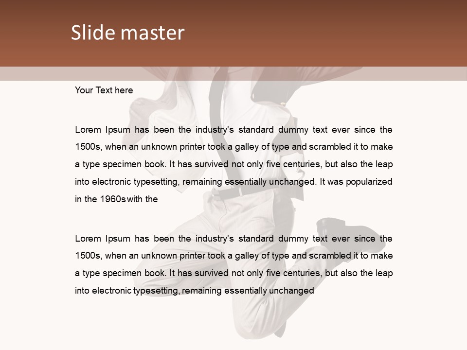 Pavillon Commerce Architectonique PowerPoint Template