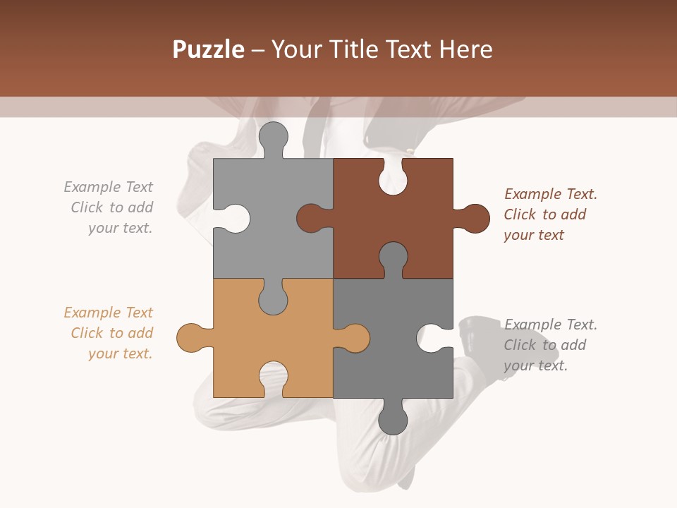 Pavillon Commerce Architectonique PowerPoint Template