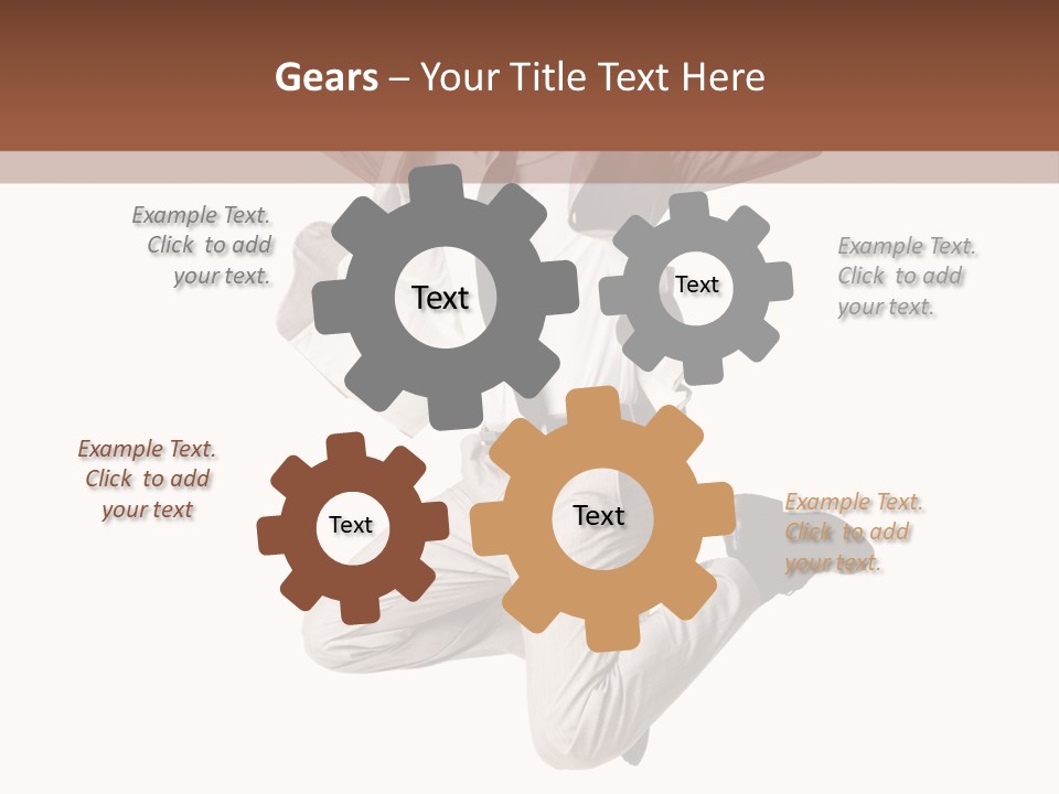 Pavillon Commerce Architectonique PowerPoint Template