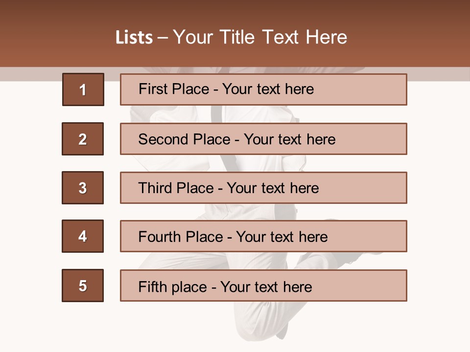 Pavillon Commerce Architectonique PowerPoint Template