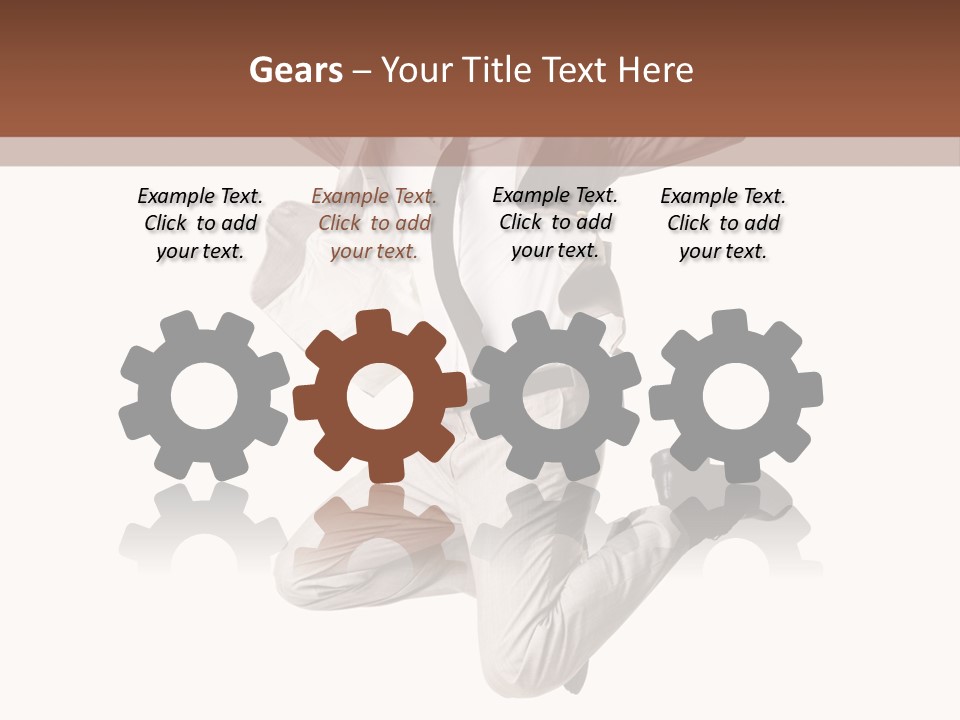 Pavillon Commerce Architectonique PowerPoint Template