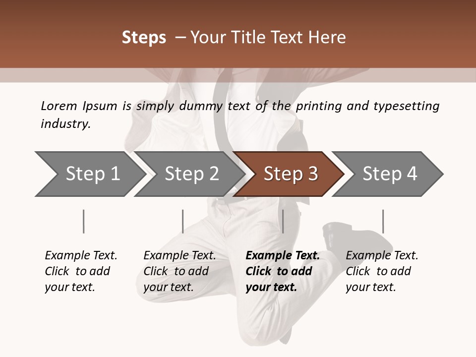 Pavillon Commerce Architectonique PowerPoint Template