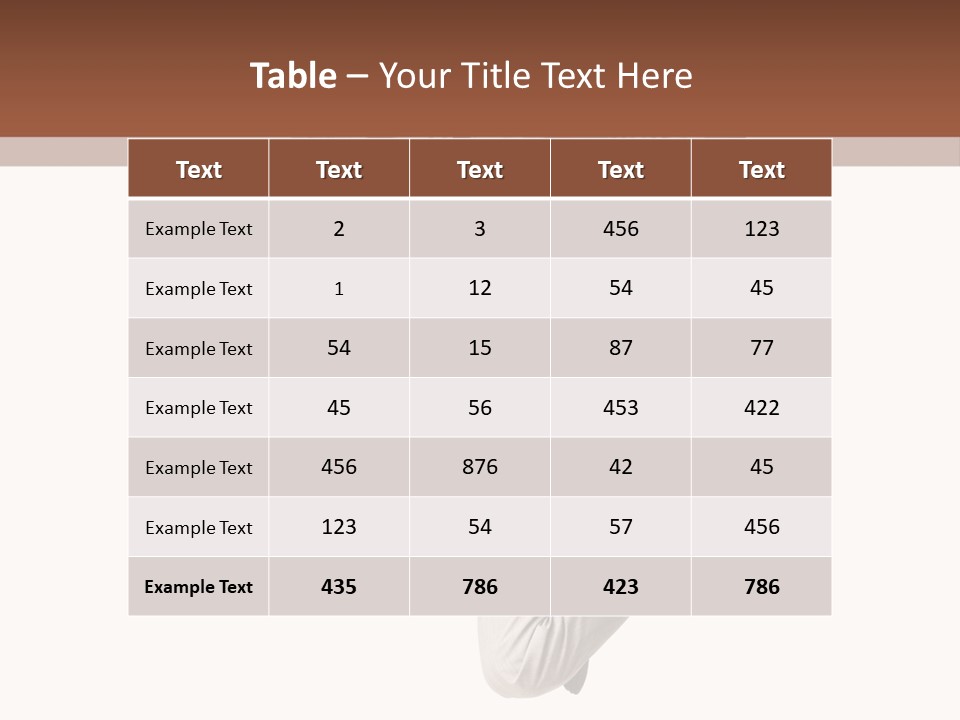 Pavillon Commerce Architectonique PowerPoint Template