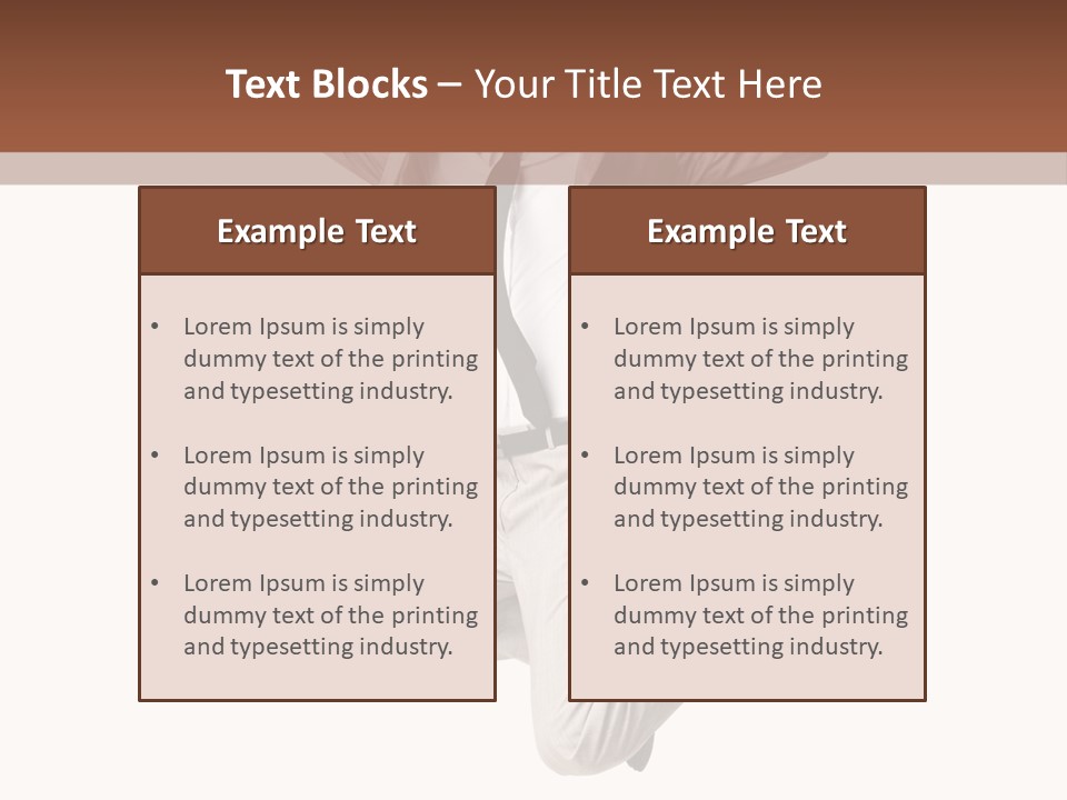 Pavillon Commerce Architectonique PowerPoint Template