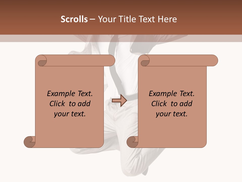 Pavillon Commerce Architectonique PowerPoint Template