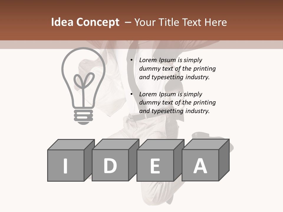 Pavillon Commerce Architectonique PowerPoint Template