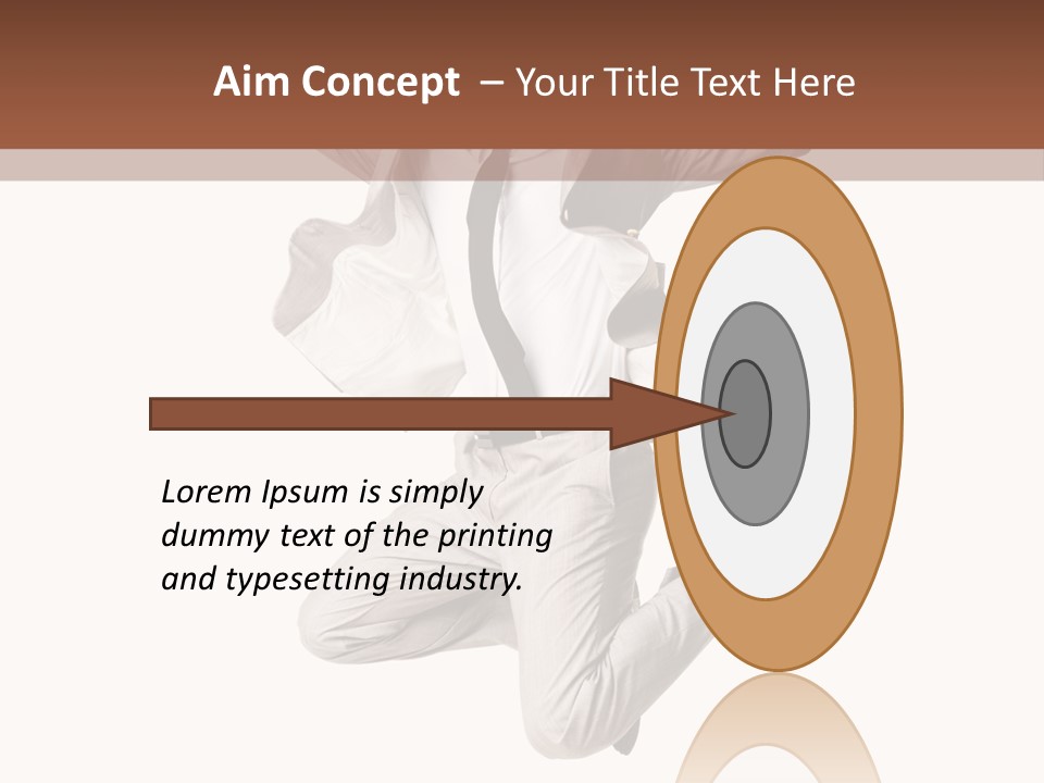 Pavillon Commerce Architectonique PowerPoint Template