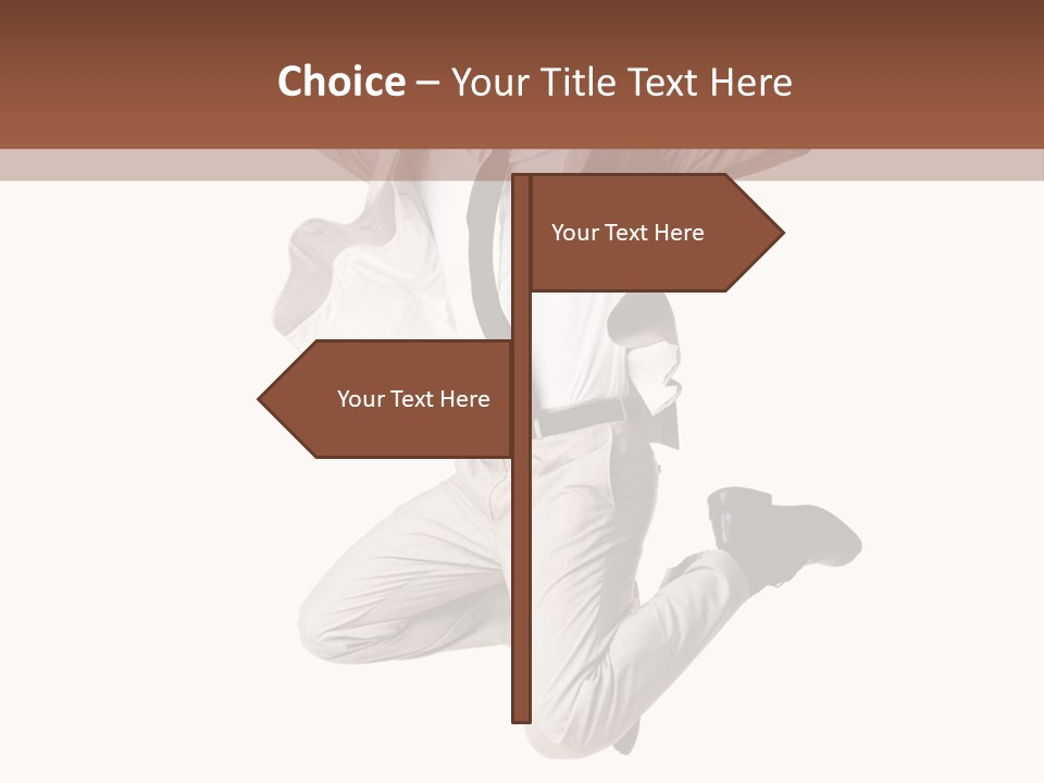 Pavillon Commerce Architectonique PowerPoint Template