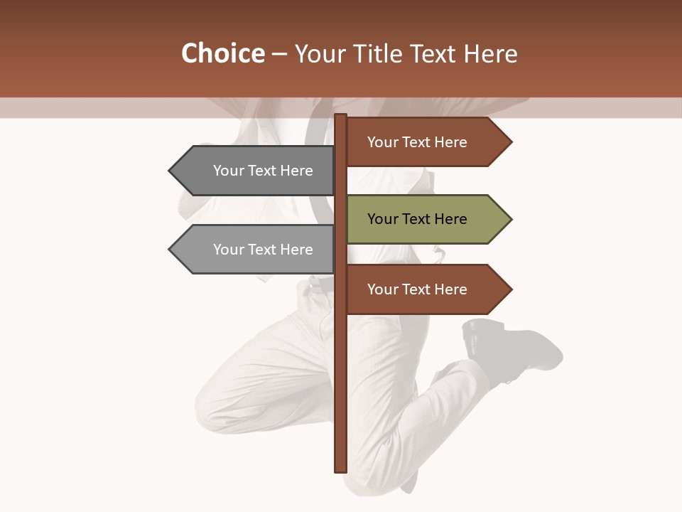 Pavillon Commerce Architectonique PowerPoint Template
