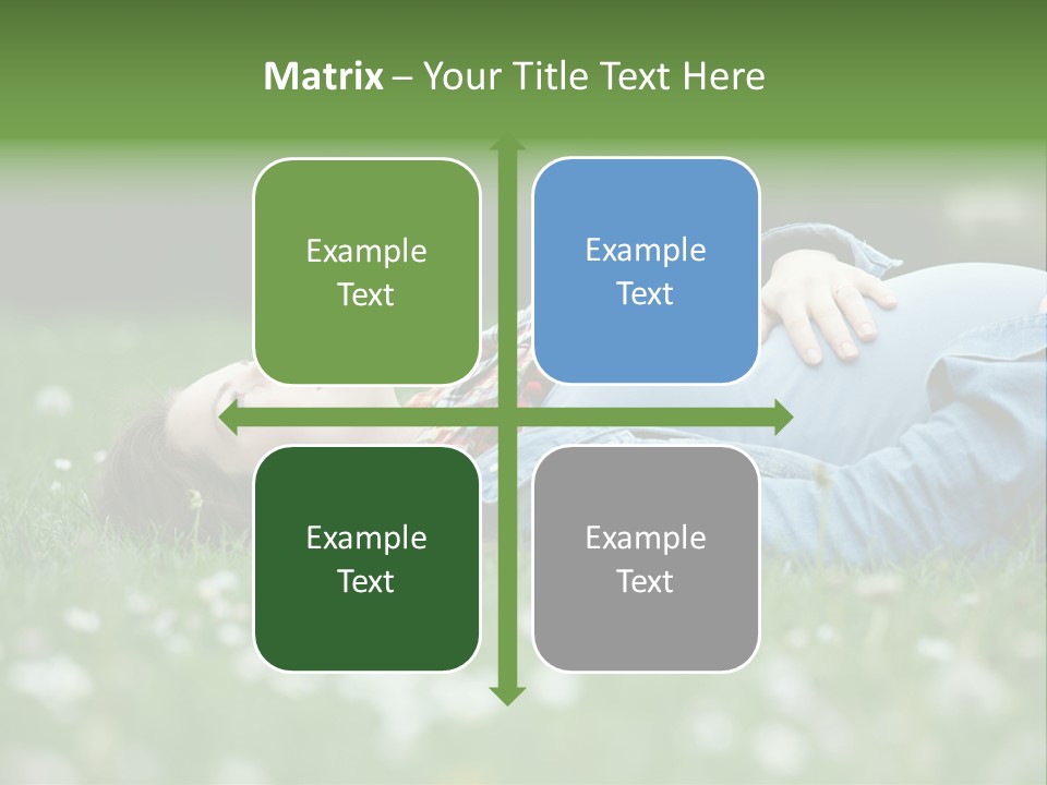 Belly New Life Grass PowerPoint Template