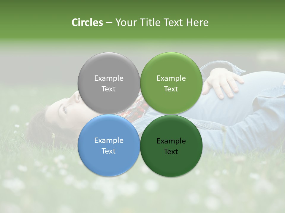 Belly New Life Grass PowerPoint Template