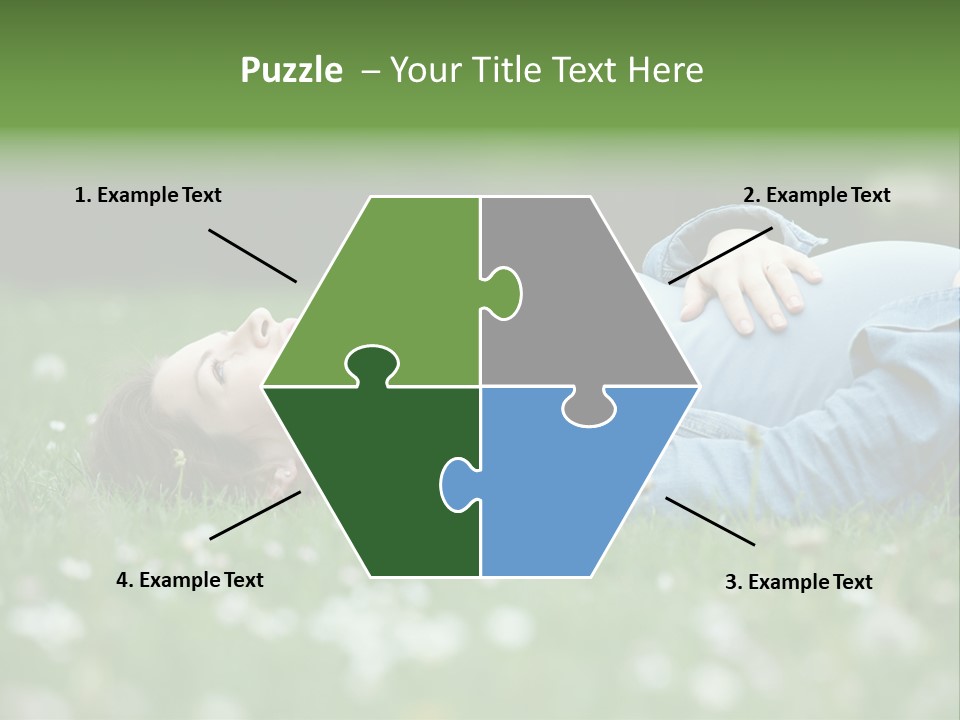 Belly New Life Grass PowerPoint Template