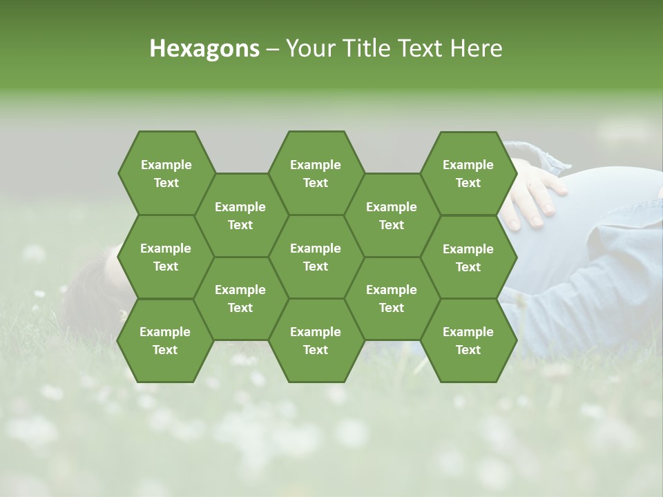 Belly New Life Grass PowerPoint Template