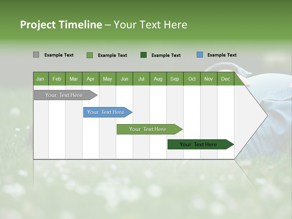 Belly New Life Grass PowerPoint Template