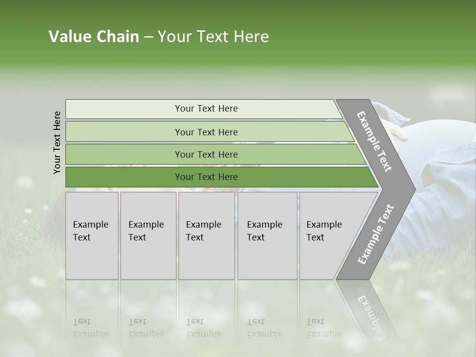 Belly New Life Grass PowerPoint Template