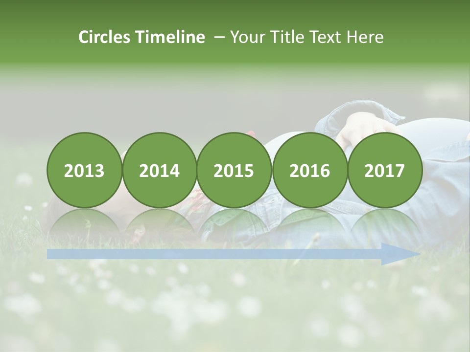 Belly New Life Grass PowerPoint Template