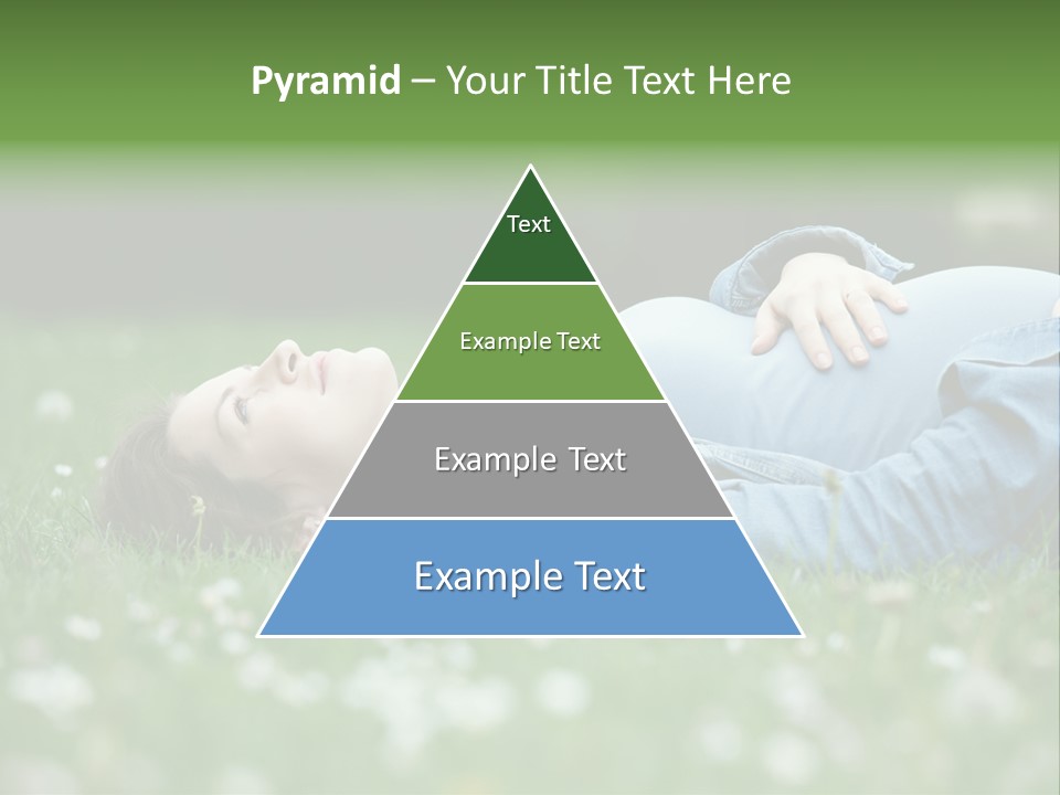 Belly New Life Grass PowerPoint Template